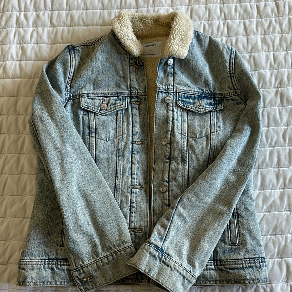 Denim sherling lined jacket - Old Navy